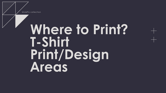 Where to Print? T-Shirt Print Areas